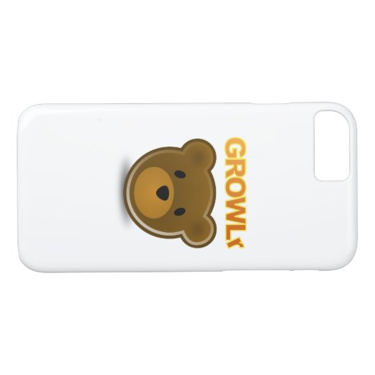 GROWLr iPhone 7 hoesje (Achterkant (Horizontaal))