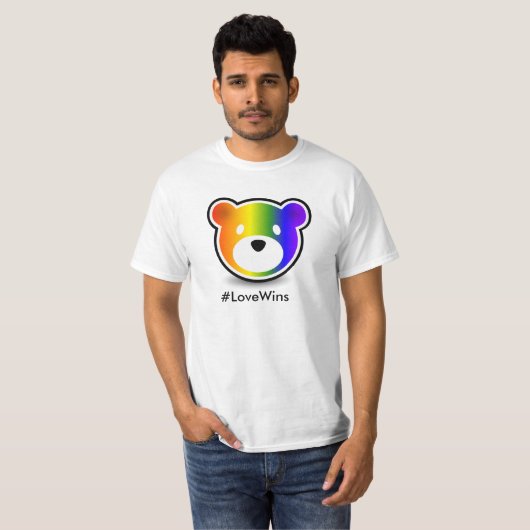 GROWLr #LoveWins Light T-shirt (Voorkant volledig)