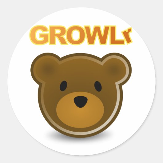 GROWLr Sticker (Voorkant)