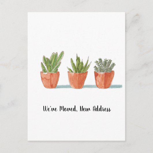 Grown We hebben een nieuw Home Announcement Briefk Briefkaart (Voorkant)