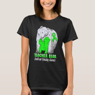 Growth And Rebuilding Child Awareness Teacher Bear T-shirt