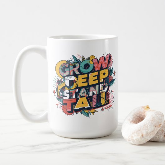 Growth Inspiration Mugs Koffiemok (Met donut)