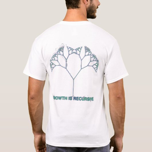 GROWTH_IS_RECURSIVE T-SHIRT (Achterkant)
