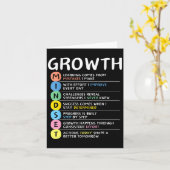 Growth Mindset Clroom Brain Motivatie Ondernemen Kaart (Gele Bloem)