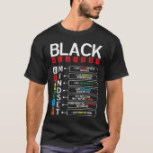 Growth Mindset Definition Cool Black History Month T-shirt (Voorkant)
