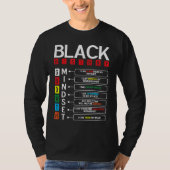 Growth Mindset Definition Cool Black History Month T-shirt (Voorkant)