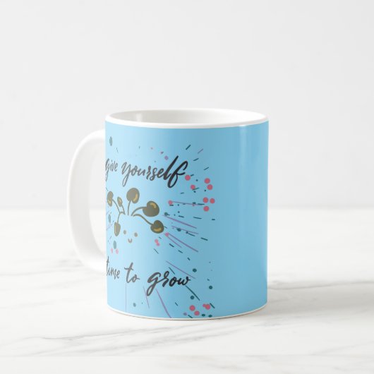 Growth Mindset Inspirerend ontwerp Koffiemok (Voorkant links)