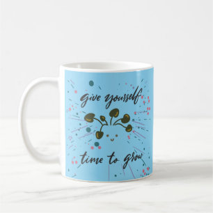 Growth Mindset Inspirerend ontwerp Koffiemok