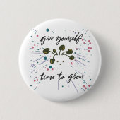 Growth Mindset Inspirerend ontwerp Ronde Button 5,7 Cm (Voorkant)