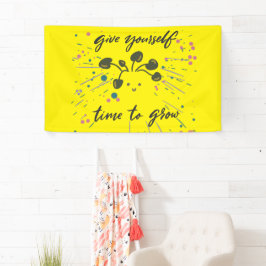 Growth Mindset Inspirerend ontwerp Spandoek