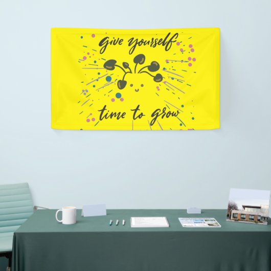 Growth Mindset Inspirerend ontwerp Spandoek (Beurs)