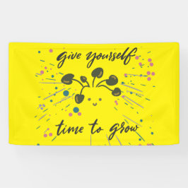 Growth Mindset Inspirerend ontwerp Spandoek