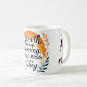 Growth Mindset Mug — Choosing Happiness Over Histo Koffiemok (Voorkant rechts)