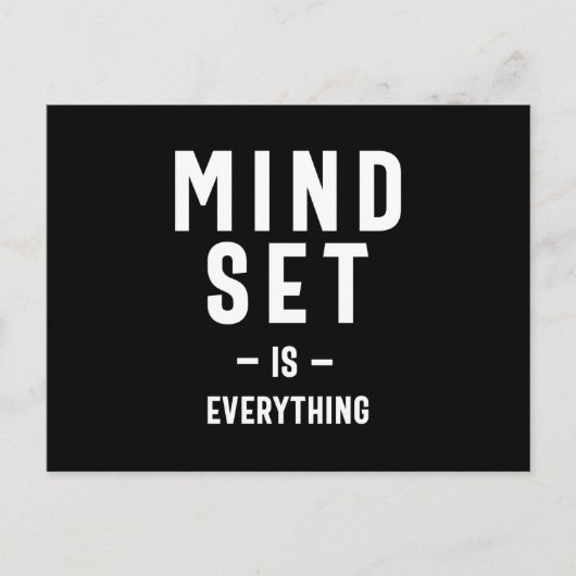 Growth Mindset Ondernemer Teacher Fitness Motiva Briefkaart (Voorkant)