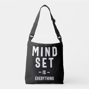 Growth Mindset Ondernemer Teacher Fitness Motiva Crossbody Tas