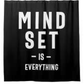 Growth Mindset Ondernemer Teacher Fitness Motiva Douchegordijn (Voorkant)