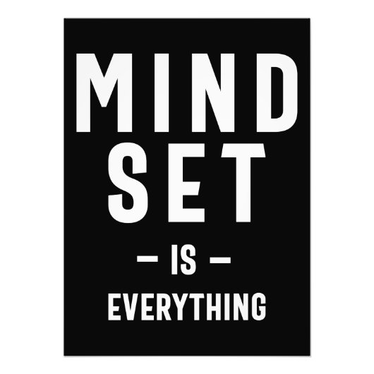 Growth Mindset Ondernemer Teacher Fitness Motiva Foto Afdruk (Voorkant)