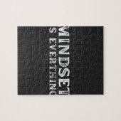 Growth Mindset Ondernemer Teacher Fitness Motiva Legpuzzel (Horizontaal)