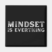 Growth Mindset Ondernemer Teacher Fitness Motiva Magneet (Voorkant)