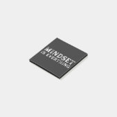 Growth Mindset Ondernemer Teacher Fitness Motiva Post-it® Notes (Schuin)