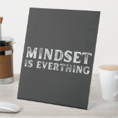 Growth Mindset Ondernemer Teacher Fitness Motiva Reclamebord Met Voetstuk (Insitu)