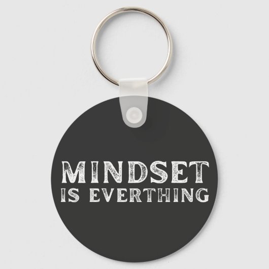 Growth Mindset Ondernemer Teacher Fitness Motiva Sleutelhanger (Voorkant)