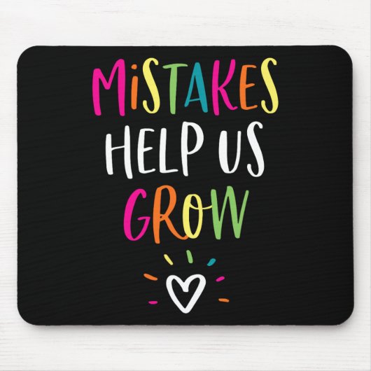 Growth Mindset Positive Back to School Teacher St Muismat (Voorkant)