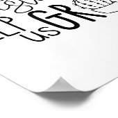 Growth Mindset Teacher Mistakes Help Us Grow Men W Poster (Hoek)