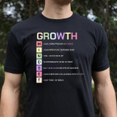 Growth Mindset Zwart T-shirt