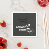 Growth Needs Time – Minimal Motivational Quote Pos Servet (Insitu)