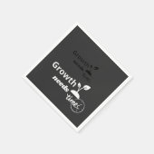 Growth Needs Time – Minimal Motivational Quote Pos Servet (Hoek)