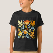 Growth Not Perfection Abstract Florals Sped Teache T-shirt (Voorkant)
