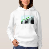 Growth Success Progress Bar Chart Hoodie (Voorkant)