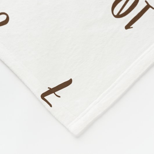 Growth tracker - Groene takken Milestone Fleece Deken (Hoek)