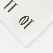 Growth tracker - Meisje mijlpaal waterverf Fleece Deken (Hoek)