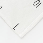 Growth tracker - Mijlpaal boho waterverf bloemen Fleece Deken (Hoek)