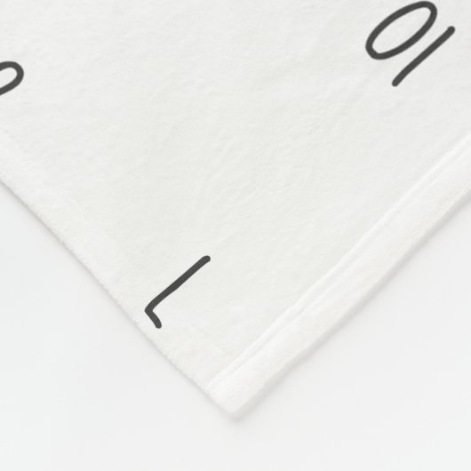 Growth tracker - Mijlpaal boho waterverf bloemen Fleece Deken (Hoek)