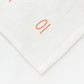 Growth tracker - Milestone meisjesbloemen Fleece Deken (Hoek)