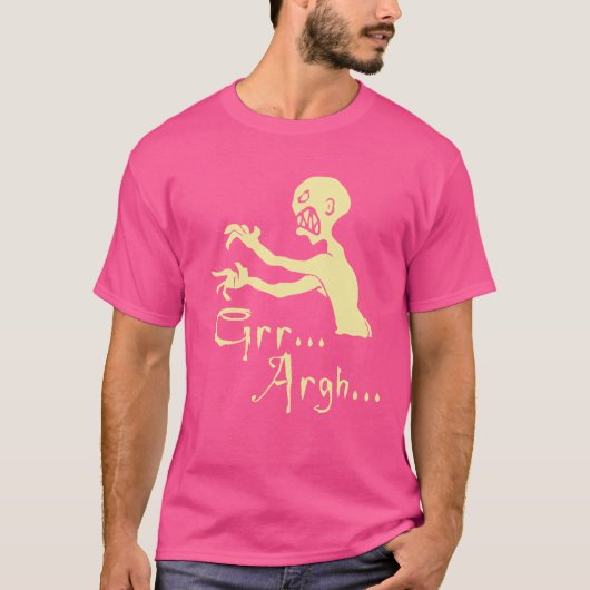 grr argh retro t-shirt (Voorkant)