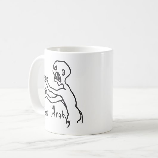 Grr Argh Vampire Slayer Coffee Mok (Voorkant links)