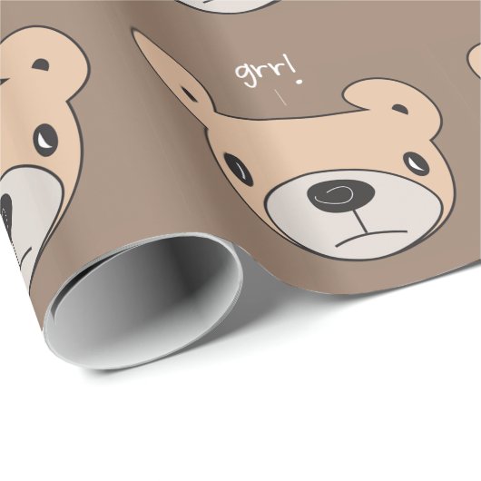 Grr. Beer Cadeaupapier (Rol Hoek)