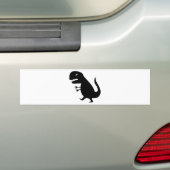 Grr Dinosaur Bumpersticker (Op auto)