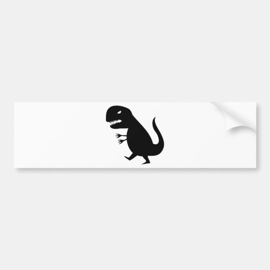 Grr Dinosaur Bumpersticker (Voorkant)