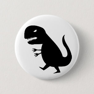 Grr Dinosaur Ronde Button 5,7 Cm