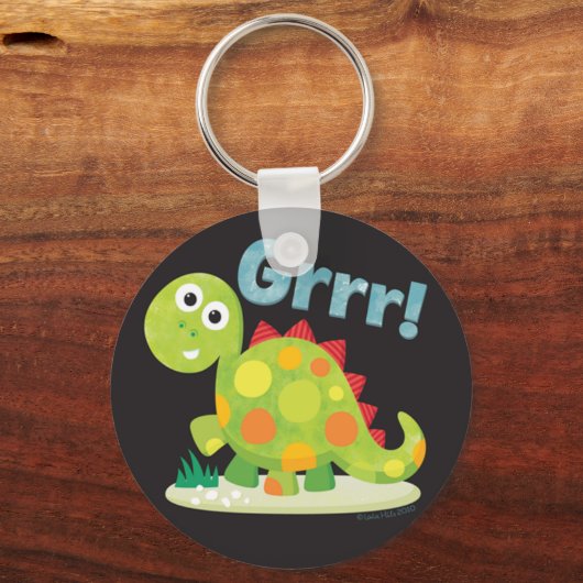 Grr. Dinosaur Sleutelhanger (Voorkant)