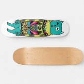Grr. Oude schooldek Persoonlijk Skateboard (Horizontaal)