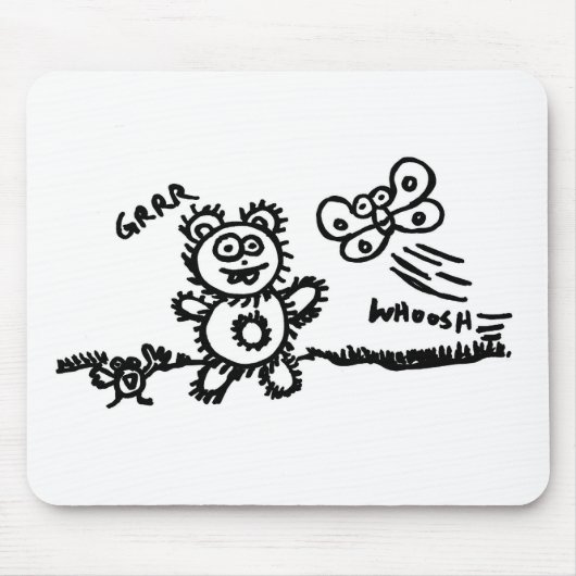 Grr. Whoosh. Muismat (Voorkant)