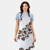 Grr Wild Animal Print Oversize Chevron Schort (Gedragen)