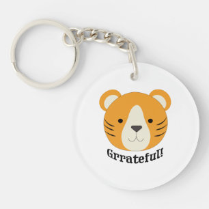 Grrateful Tiger Sleutelhanger