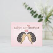 Grüezi Miteinander, Zwitserland Briefkaart (Staand voorkant)